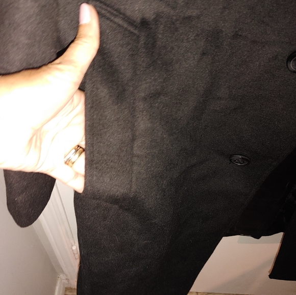 London Fog Signature Wool Jacket Sz.42R Black NWT - Picture 4 of 11